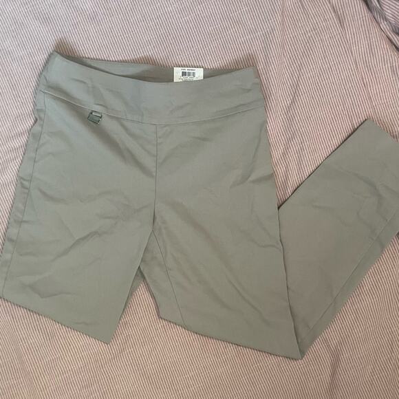 Alfani Stretchy Tummy Control Khaki Pants NWT - Picture 1 of 5